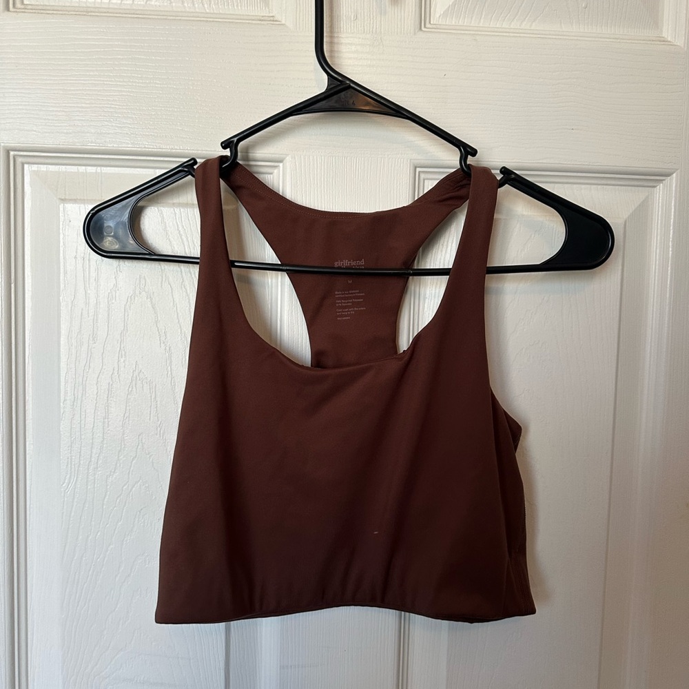 Girlfriend Collective Rust Crop Top